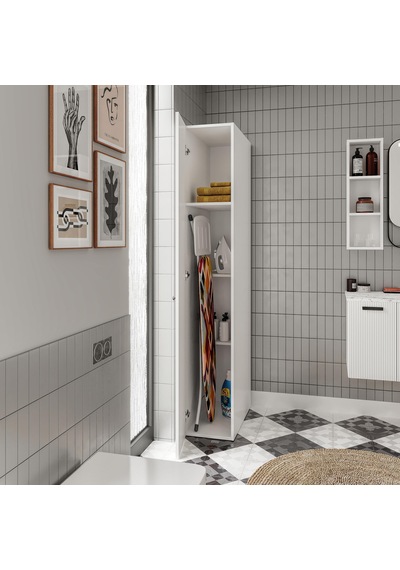 Savana M Çok Amaçlı Banyo Dolabı Beyaz