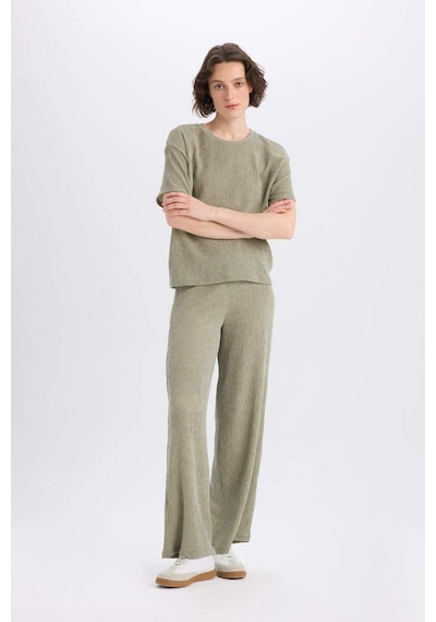 DeFacto Wide Leg Geniş Bol Paça Bürümcük Pantolon E3232AX25SPKH418