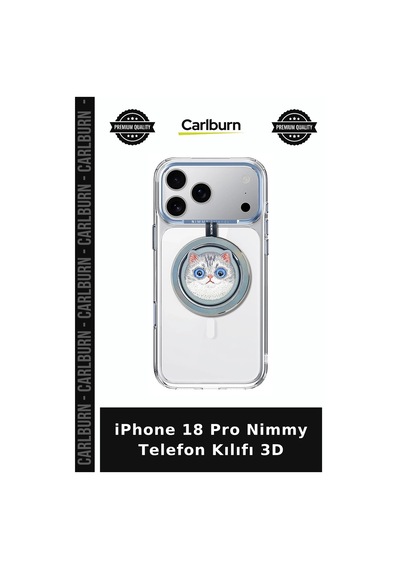 İphone 18 Pro Nimmy Telefon Kılıfı 3d Manyetik Aksesuar Arka Kapak Figürlü Koruma çok renkli