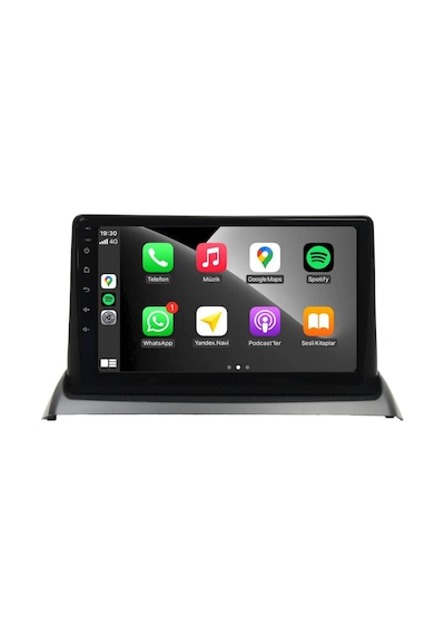 Renault Clio Classic Araç Multimedya Android Ekran Carplay Double Teyp 2+32 9" 98-05 Black Cadence