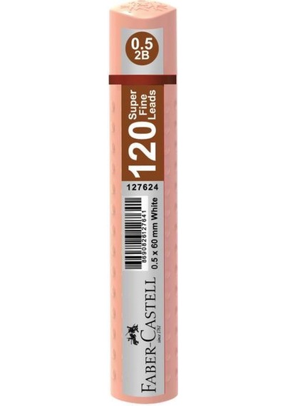 Faber-Castell Grip Min 0.5 2B 60Mm 120'li Pastel Turuncu Tüp 5090