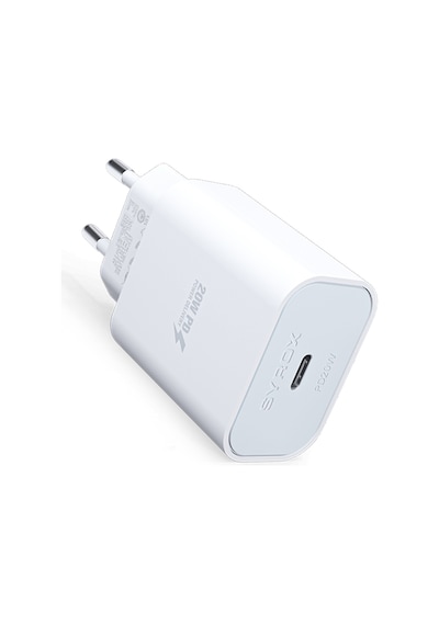Syrox PD20L 3.0A PD 20 W Type-C To Lightning Şarj Adaptörü Kablo Set Syrox PD20L 3.0A PD 20 W Type-C To Lightning Şarj Adaptörü Kablo Set