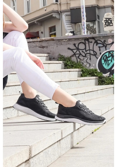 Jump 29920 Garson Spor Ayakkabı Yaz 25 Siyah Beyaz Siyah - Beyaz