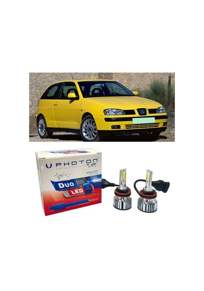 Seat İbiza Led Xenon Kısa Far Ampulü H7 Duo Yeni Seri Beyaz 1999-2003
