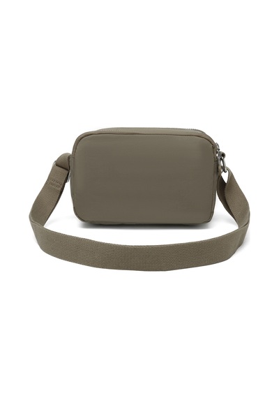 Smart Bags Günlük Küçük Boy Su Geçirmez Hafif Krınkıl Kumaş Kadın Omuz Çantası Açık Kahve Kahverengi