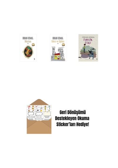 Murtaza Midi Boy + Eskici Ve Oğulları Midi Boy + Farecik Uyku + Okuma Sticker'ları