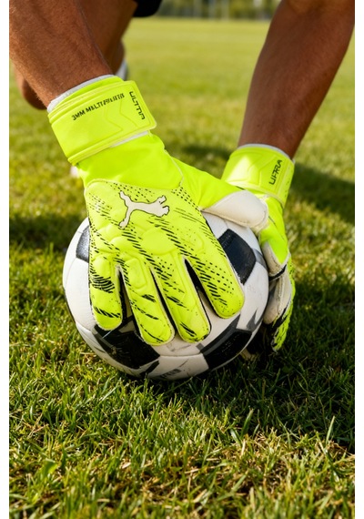Puma Ultra Match Protect Genç Kaleci Eldiveni - Amatörler İçin Yeşil