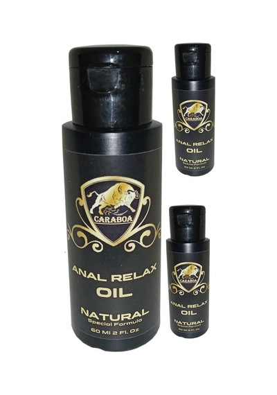 Caraboa Kadınlar Ve Ap.erkekler İçin Analrelax Oil 3 Adet Lubricantanalrahatlatıcı Kasgevşetici Kaydırıcıyağ 60 Ml