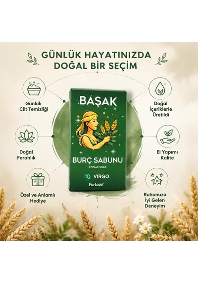Başak Sabunu-100g Doğal El Yapımı-3 Adet Karışık