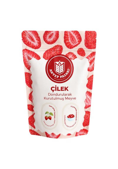 Çilek Kuru Meyve Cipsi - Dondurularak Kurutulmuş Freeze Dried Çıtır Çilek - 15g - 630496023 Diğer