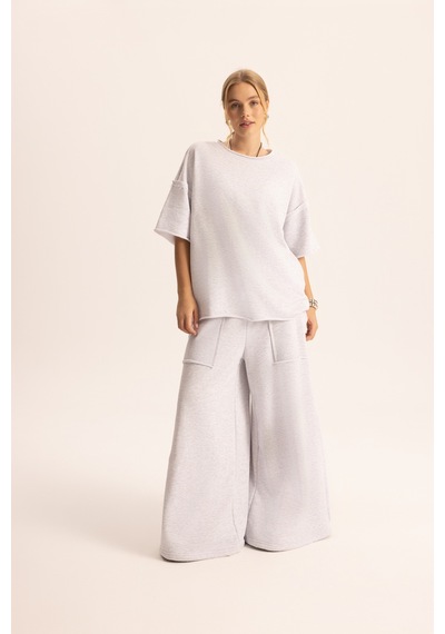 Mai Studios Co. Flex Karmelanj Oversize T-shirt Eşofman Takım Karmelanj