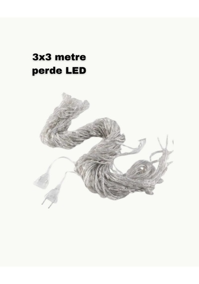 Muratech 3x3 Led Işık Perdesi Şelale Model İç Dış Mekân Dekorasyonu Düzenli