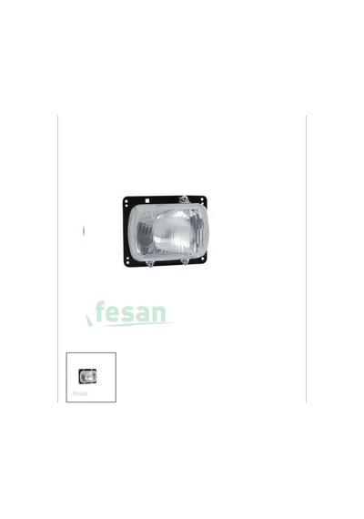 Fiat 55/46 Ön Far Çerçeveli Far