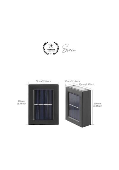Bahçe Aydınlatması Solar Güneş Enerjili Dekoratif Led Işıklı Lamba Dış Mekan Su Geçirmez Sağlam