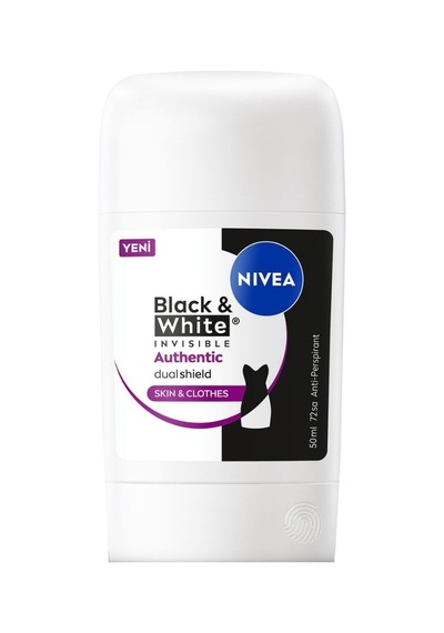 Nivea Kadın Stick Deodorant Black & White Invisible 50 Ml - 6 Adet Tarı
