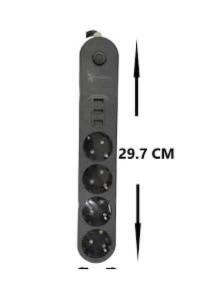 Viatom Ftr-01 2x Usb 3lü 2 M Metre Çocuk Akım Korumalı Pr