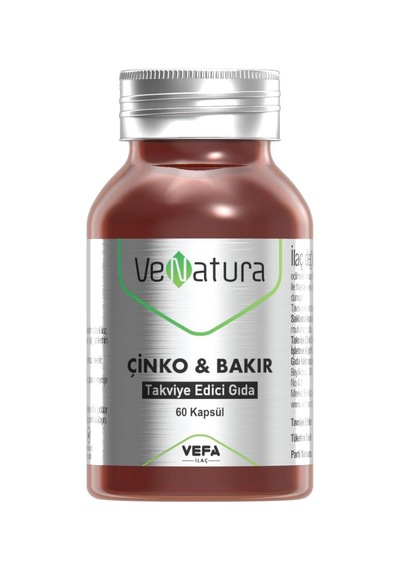 Venatura Çinko + Bakır 60 Kapsül