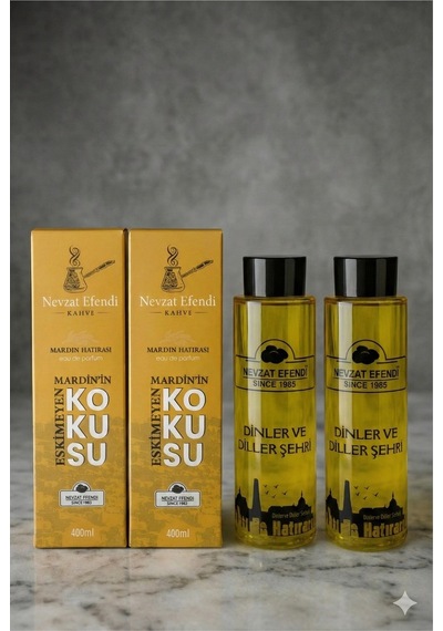 Nevzat Efendi Mardin Özel Nergiz Kokulu Nevzat Efendi Kolonyası 2 x 400 ML