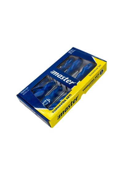 Master 505740 Düz/yıldız Manyetik Uçlu Tornavida Takımı 7 Parça