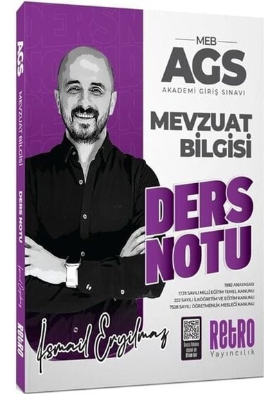 Retro 2026 Meb-ags Mevzuat Bilgisi Ders Notu - İsmail Eryılmaz Retro Yayıncılık