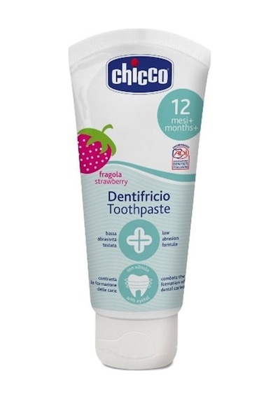 Chicco 12+ Ay Çilek Aromalı Çocuk Diş Macunu 50 ML