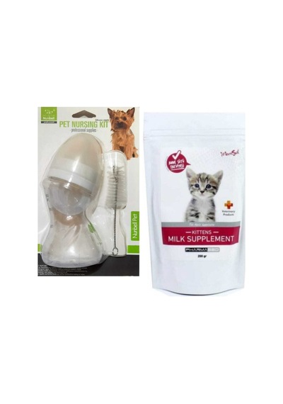Yavru Kedi Süt Tozu + Lüx Biberon Seti 180 Ml - 95473365