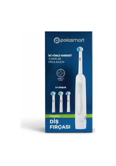 Ticimark Pbs-903 Pilli Diş Fırçası 3+1 Başlık Ipx5 Orta Sertlik-iki
