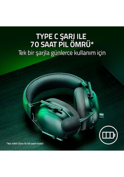 Razer Blackshark V2 Pro For Xbox Rz04-04530300-r3g1 Siyah Kablosuz Oyuncu Kulaklik