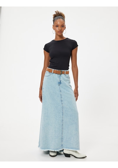 Koton Bisiklet Yaka Tişört Sırt Detaylı Kısa Kollu Slim Fit Siyah 4sal10837ık Siyah