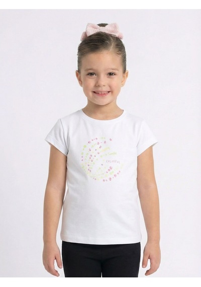Xo Kids Kız Çocuk Tişort 9ay-4 Yaş 38641 Ekru