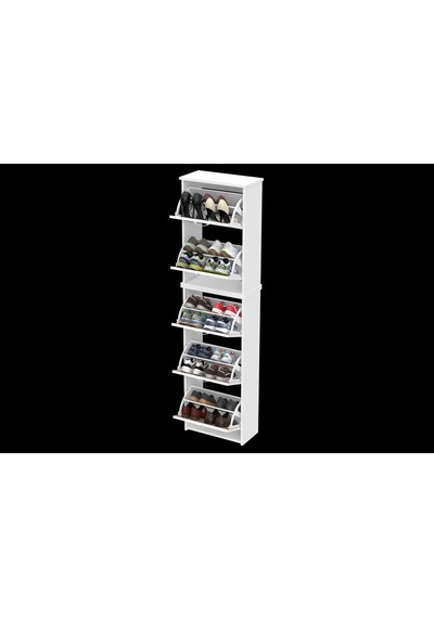 Modilayn Verve Antre 52x194x26 Cm 5 Düşer Kapak 10 Göz Bölmeli Ayakkabılık Çok Renkli Modilayn Verve Antre 52x194x26 Cm 5 Düşer Kapak 10 Göz Bölmeli Ayakkabılık Çok Renkli