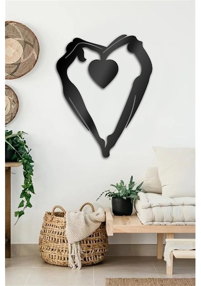Heart Couple - Metal Tablo