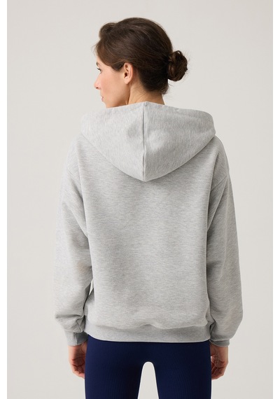 Los Ojos Gri Melanj Geniş Kalıp Kapüşonlu Sweatshirt Hooded Sweat Gri Melanj Gri Melanj Los Ojos Gri Melanj Geniş Kalıp Kapüşonlu Sweatshirt Hooded Sweat Gri Melanj Gri Melanj