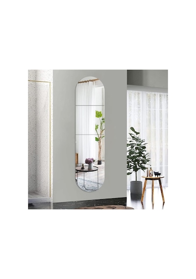 Enc Home Oval Parçalı 4'lü 30x30 Gümüş