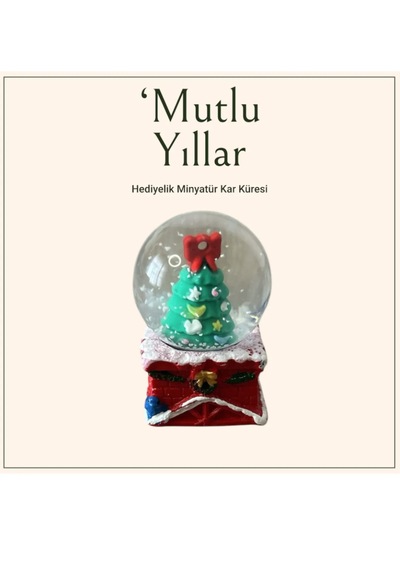Yeni Yıla Özel Masaüstü Kar Küresi