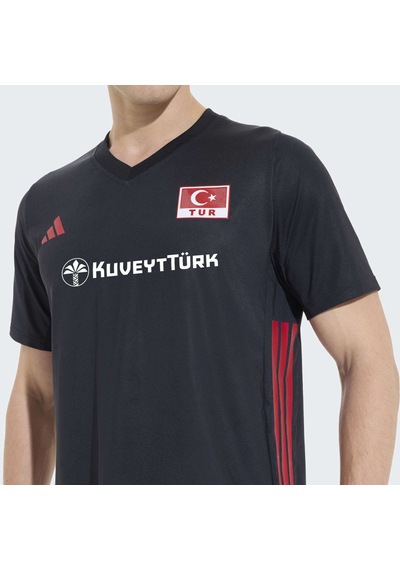 Black Adidas Erkek Forma Cuquickset Ss M Tvf Km7473 Siyah