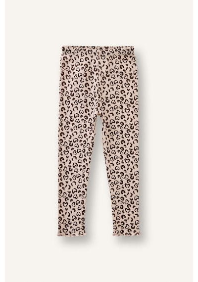 Defacto Leopar Desenli Fitilli Kaşkorse 2li Tayt Kız Bebek H3004a526sper105 Ekru-er105