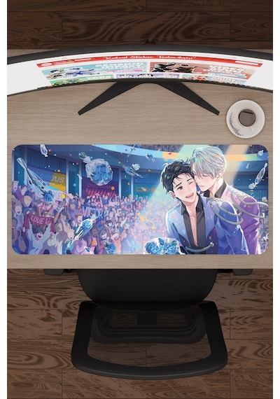 Yuri On Ice Anime V2 - 70x30 Xl Gaming Kauçuk Kaymaz Taban Mouse Pad Fare Altlığı