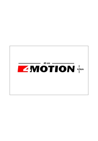 Volkswagen Amarok 4 Motion Sticker