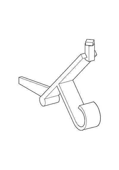 Grohe Gömme Rezervuar Kapak Basması için İtme Kolu - 43519000