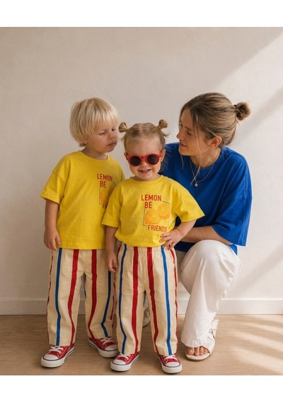 Baby Lory Kids Store Unisex Lemon Detaylı Takım Sarı
