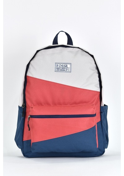 Fossil Unisex Çok Gözlü Günlük Seyahat Okul Sırt Çantası Gri 9507