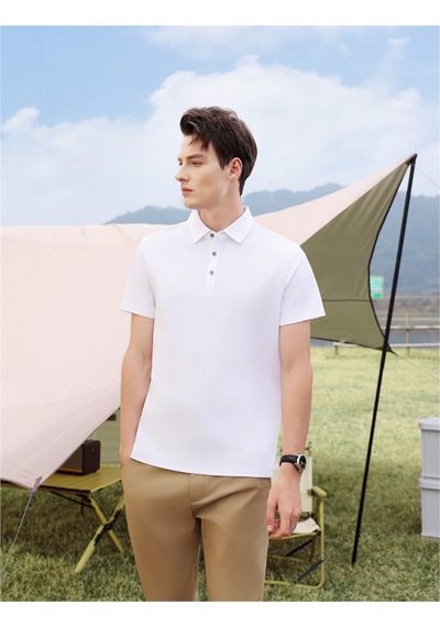 New Performance Premium Polo T-shirt %72,8 Pamuk %27,2 Polyester Beyaz