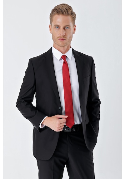 İmza Siyah Gabardin Mono Yaka 6 Drop Comfort Fit Rahat Kesim Basic Takım Elbise 1001245010 Siyah İmza Siyah Gabardin Mono Yaka 6 Drop Comfort Fit Rahat Kesim Basic Takım Elbise 1001245010 Siyah