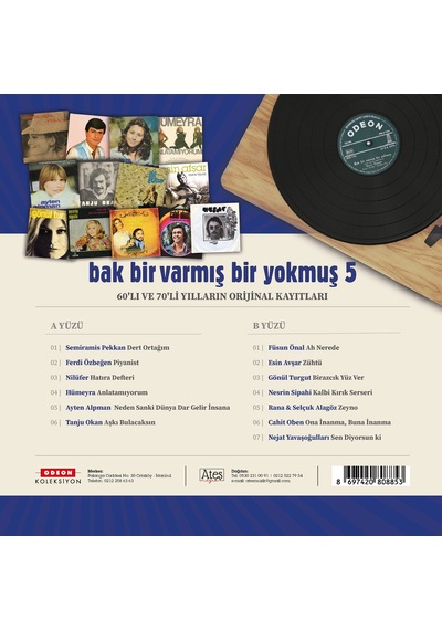 Bak Bir Varmış Bir Yokmuş 5 - Plak