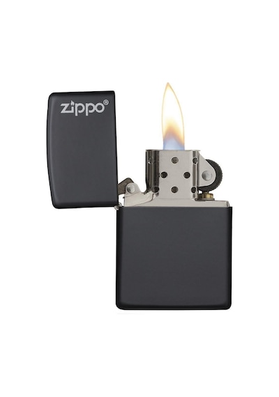 Zippo Çakmak 218Zl Zippo Logolu Klasik Siyah Mat Renk