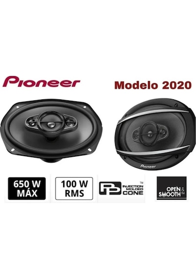 Pıoneer Ts-6977S 6X9 650Wat 100Rms Oval Hoparlör 2 Adet