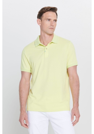Ac&co Erkek Fıstık Yesıl Slim Fit Dar Kesim Polo Yaka Baskılı Pamuklu Tişört Ac&co Erkek Fıstık Yesıl Slim Fit Dar Kesim Polo Yaka Baskılı Pamuklu Tişört
