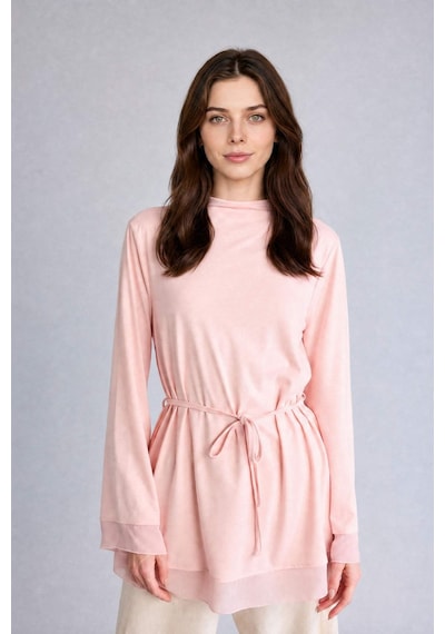 Defacto Regular Fıt Bisiklet Yaka Uzun Kollu Açık Pembe Tunik H3098ax26smpn681 Pembe-pn681 Defacto Regular Fıt Bisiklet Yaka Uzun Kollu Açık Pembe Tunik H3098ax26smpn681 Pembe-pn681
