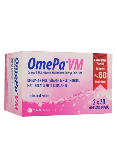 TabOmePa VM Multivitamin 2 x 30 Kapsül